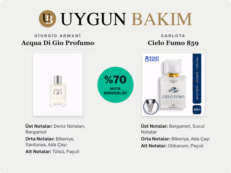 Giorgio Armani Acqua Di Gio Profumo | Carlota Cielo Fumo 859 Muadili