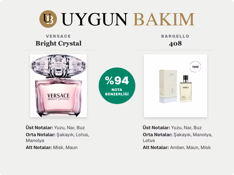 Versace Bright Crystal | Bargello 408 Muadili