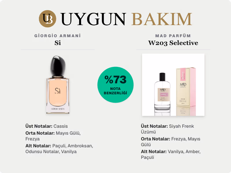 Giorgio Armani Si | Mad Parfüm W203 Selective Muadili