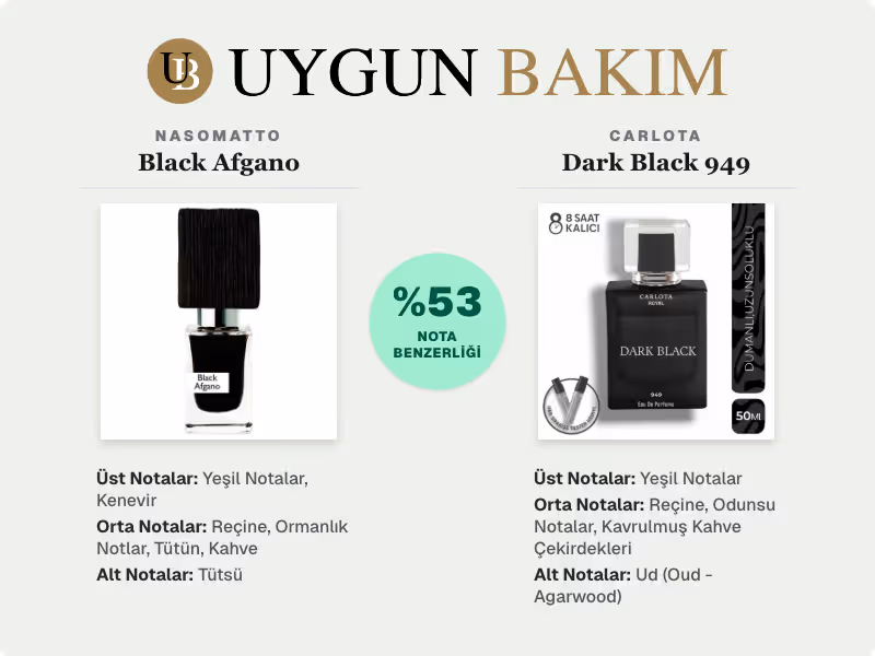 Nasomatto Black Afgano | Carlota Dark Black 949 Muadili