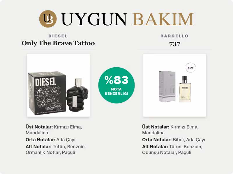 Diesel Only The Brave Tattoo | Bargello 737 Muadili
