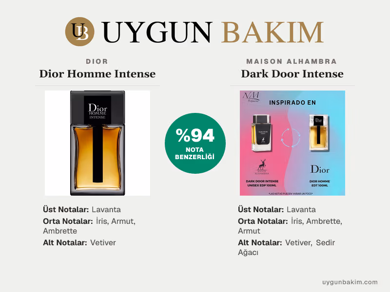 Dior Homme Intense | Maison Alhambra Dark Door Intense Muadili