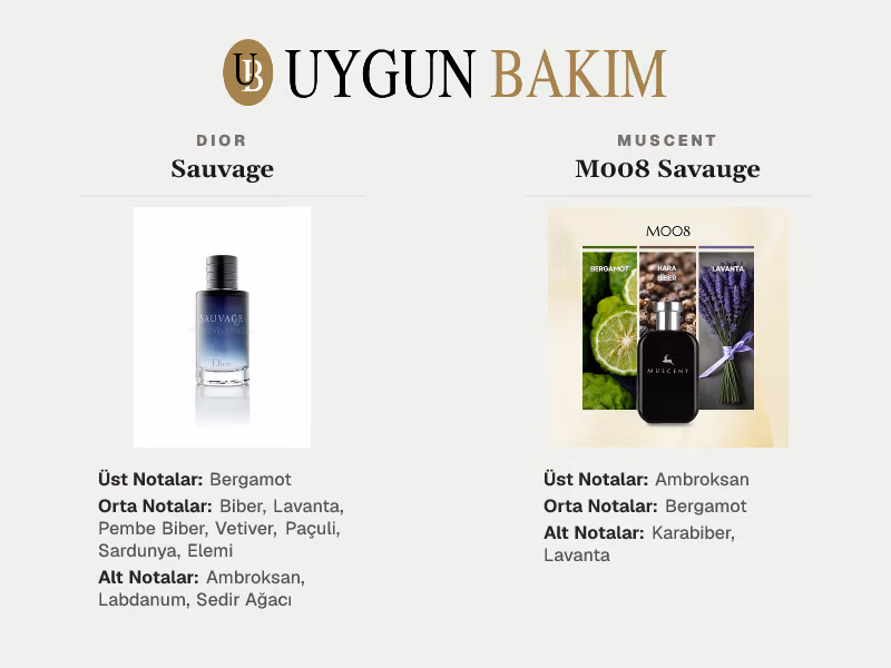 Dior Sauvage | Muscent M008 Savauge Muadili