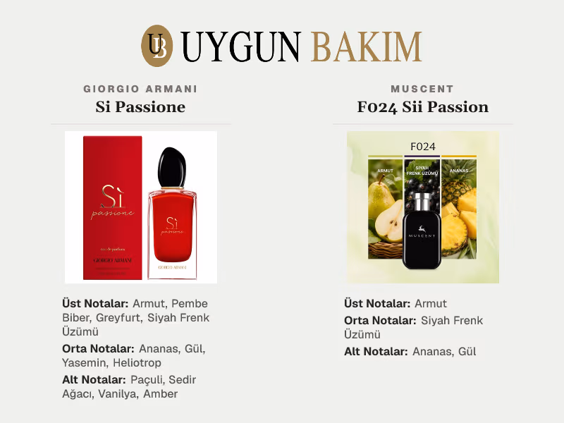 Giorgio Armani Si Passione | Muscent F024 Sii Passion Muadili