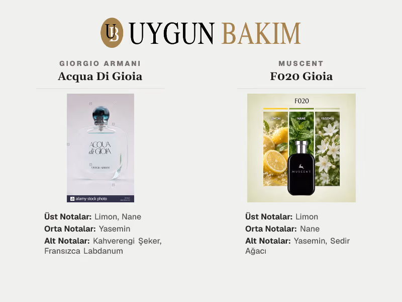 Giorgio Armani Acqua Di Gioia | Muscent F020 Gioia Muadili