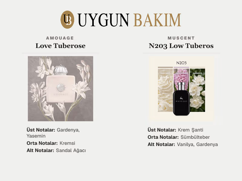 Amouage Love Tuberose | Muscent N203 Low Tuberos Muadili