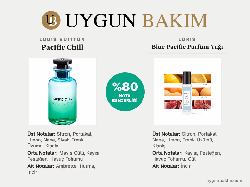 Louis Vuitton Pacific Chill | Loris Blue Pacific Parfüm Yağı Muadili