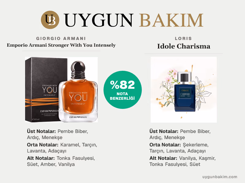 Giorgio Armani Emporio Armani Stronger With You Intensely | Loris Idole Charisma Muadili