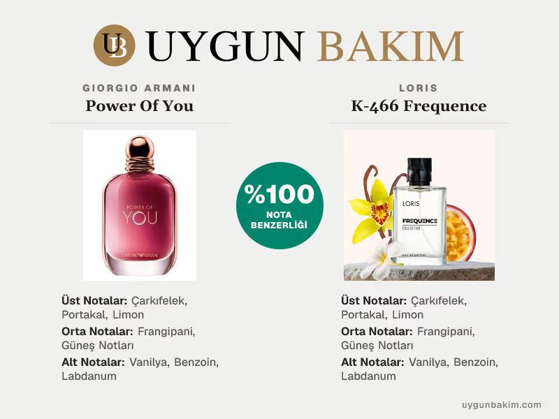 Giorgio Armani Power Of You | Loris K-466 Frequence Muadili