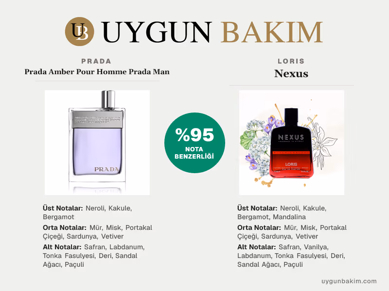 Prada Amber Pour Homme Prada Man | Loris Nexus Muadili