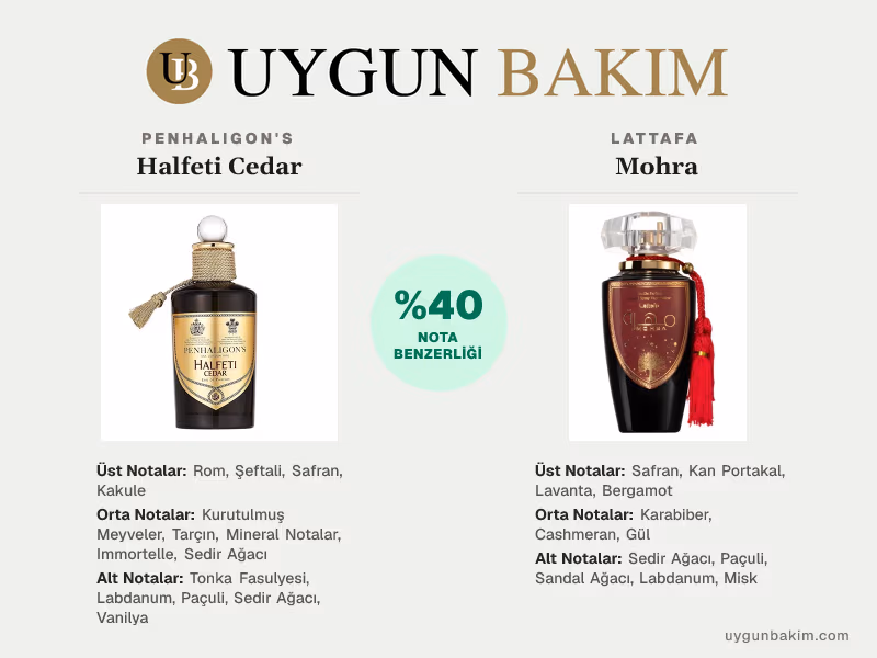 Penhaligon's Halfeti Cedar | Lattafa Mohra Muadili