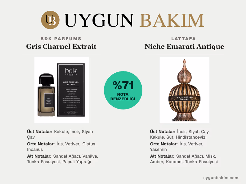 Bdk Parfums Gris Charnel Extrait | Lattafa Niche Emarati Antique Muadili