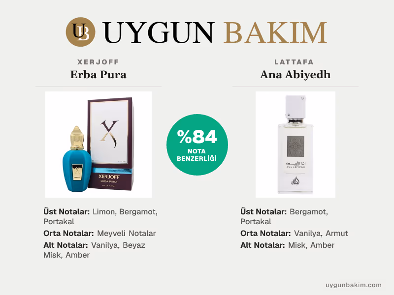 Xerjoff Erba Pura | Lattafa Ana Abiyedh Muadili
