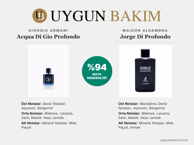 Giorgio Armani Acqua Di Gio Profondo | Maison Alhambra Jorge Di Profondo Muadili