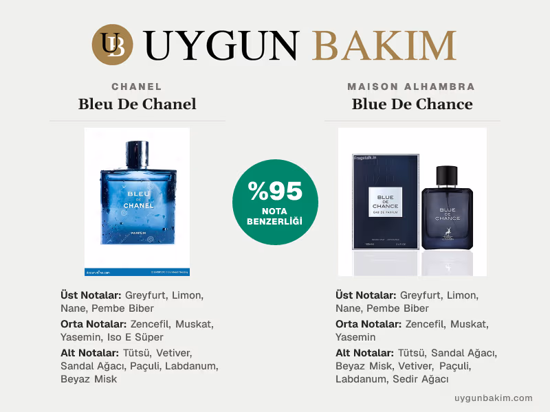 Chanel Bleu De Chanel | Maison Alhambra Blue De Chance Muadili