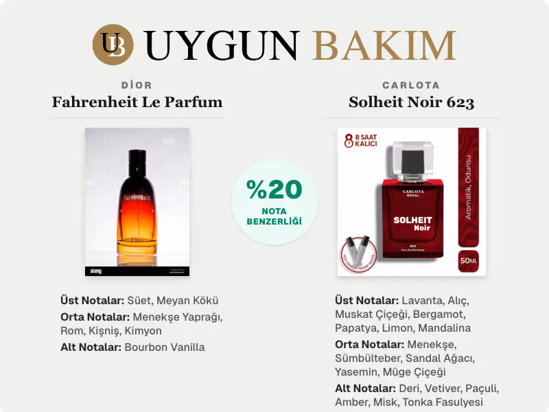 Dior Fahrenheit Le Parfum | Carlota Solheit Noir 623 Muadili