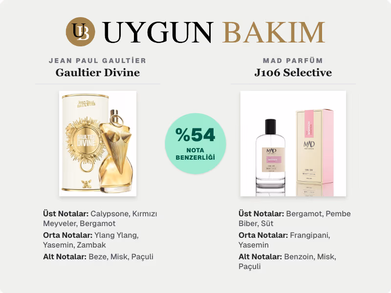 Jean Paul Gaultier Gaultier Divine | Mad Parfüm J106 Selective Muadili