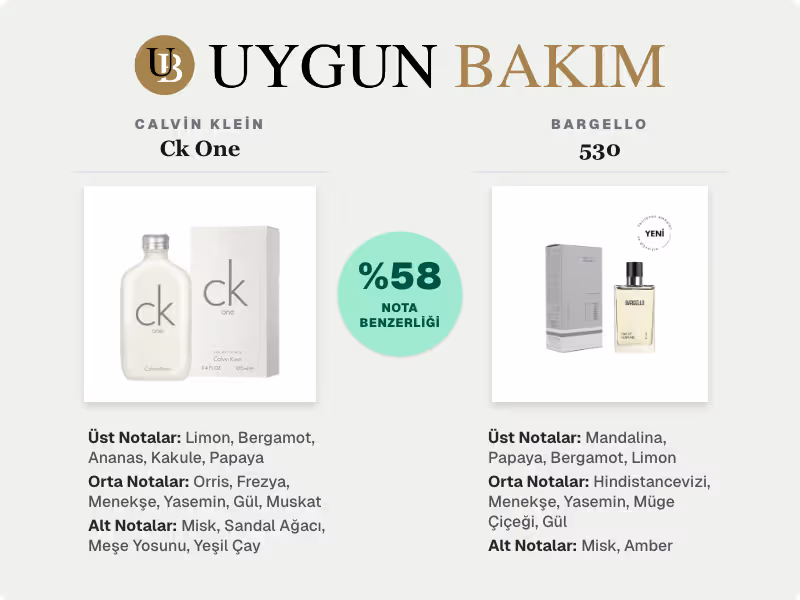 Calvin Klein Ck One | Bargello 530 Muadili