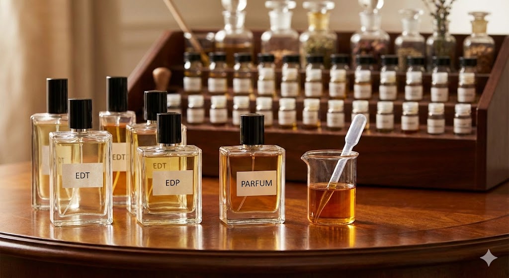 Parfüm Konsantrasyonları Hakkında Her Şey: EDT, EDP ve Parfum Arasındaki Gerçek Farklar