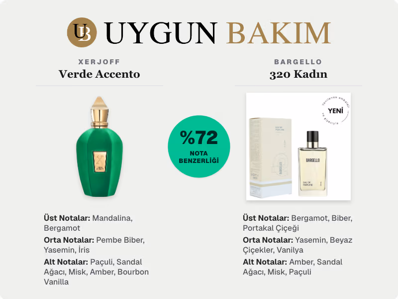 Xerjoff Verde Accento | Bargello 320 Kadın Muadili