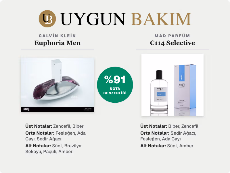 Calvin Klein Euphoria Men | Mad Parfüm C114 Selective Muadili