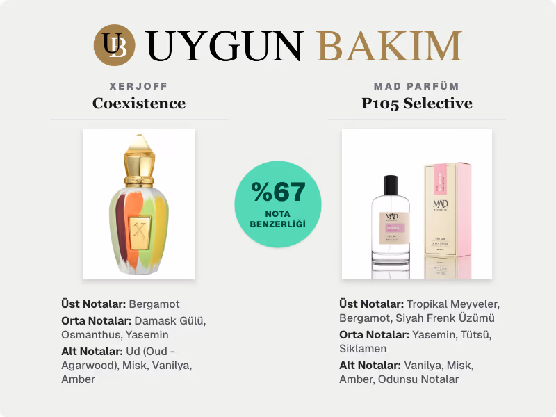 Xerjoff Coexistence | Mad Parfüm P105 Selective Muadili
