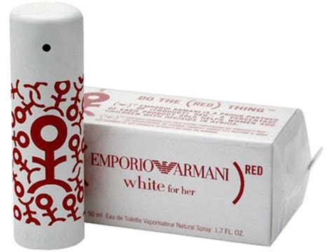 Emporio Armani Red Pour Elle White