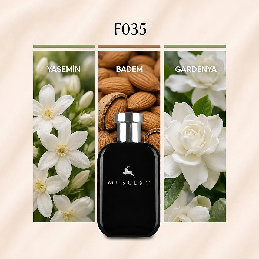 Muscent F035 Jas Noir