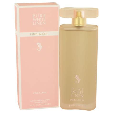 Pure White Linen Pink Coral